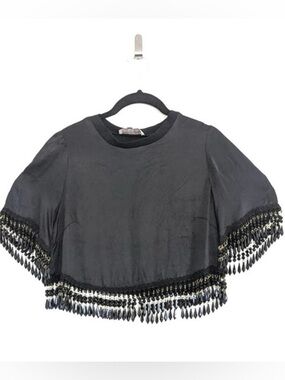 Stone Cold Fox Size 4/6 beaded top